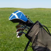 Schotse vlag Scottish Saltire Golfheadcover (Insitu)