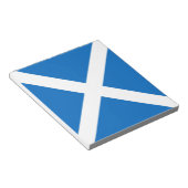 Schotse vlag Scottish Saltire Notitieblok (Schuin)