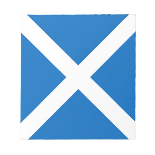 Schotse vlag Scottish Saltire Notitieblok (Voorkant)