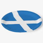 Schotse vlag Scottish Saltire Papieren Bordje (Gekanteld)