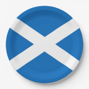 Schotse vlag Scottish Saltire Papieren Bordje