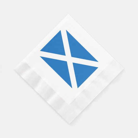 Schotse vlag Scottish Saltire Servetten (Hoek)
