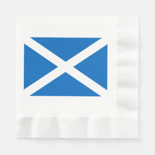 Schotse vlag Scottish Saltire Servetten