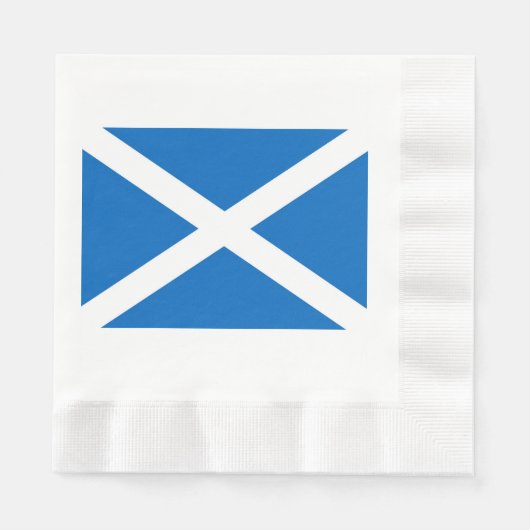 Schotse vlag Scottish Saltire Servetten (Voorkant)