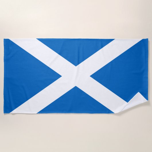 Schotse vlag Scottish Saltire Strandlaken (Voorkant)