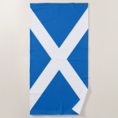 Schotse vlag Scottish Saltire Strandlaken (Voorkant)