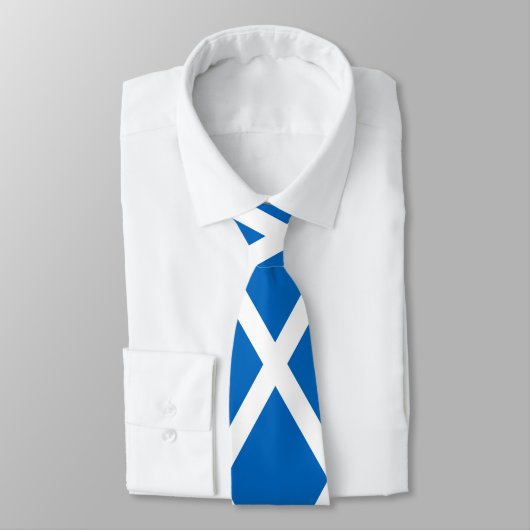 Schotse vlag Scottish Saltire Stropdas (Gebonden)
