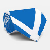 Schotse vlag Scottish Saltire Stropdas (Opgerold)