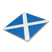 Schotse vlag Scottish Saltire Tegeltje (Zijkant)