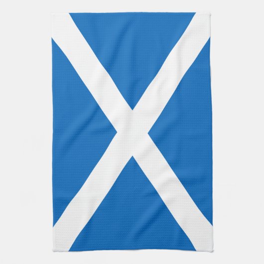 Schotse vlag Scottish Saltire Theedoek (Verticaal)