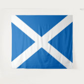 Schotse vlag Scottish Saltire Wandkleed (Voorkant (horizontaal))