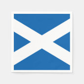 Schotse vlag servetten (Voorkant)