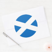 Schotse vlag sticker (Envelop)