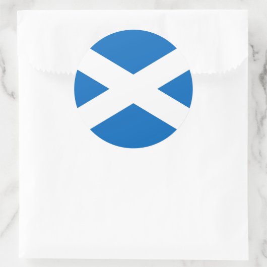 Schotse vlag sticker (Tas)