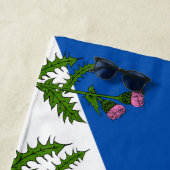 Schotse vlag strandlaken (In situ)