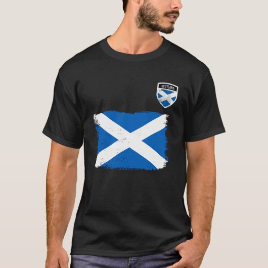 Schotse vlag t-shirt (Voorkant)