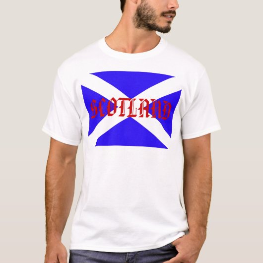 Schotse vlag. T-Shirt (Voorkant)