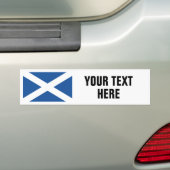 Schotse vlag van Schotland aangepaste bumpersticke Bumpersticker (Op auto)