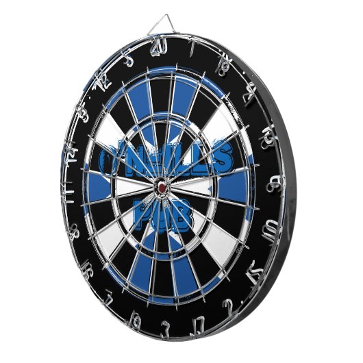 Schotse vlag van Schotland aangepaste dartboard Dartbord (Voorkant Rechts)