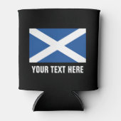 Schotse vlag van Schotland op maat gemaakte bier k Blikjeskoeler (Voorkant)