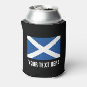 Schotse vlag van Schotland op maat gemaakte bier k Blikjeskoeler (Blikje Achterkant)
