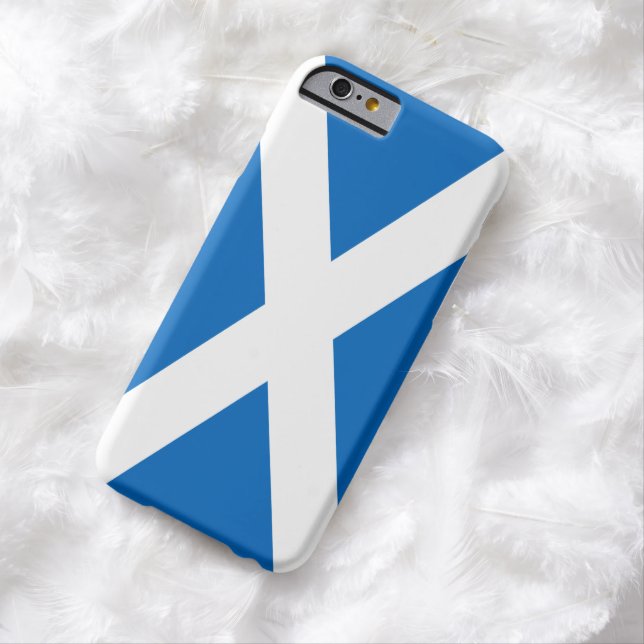 Schotse vlag van Schotland Saint Andrew's Cross Case-Mate iPhone Case (Voorbeeld)