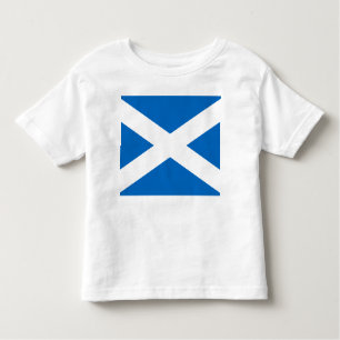 Schotse vlag van Schotland Saint Andrew's Cross Kinder Shirts