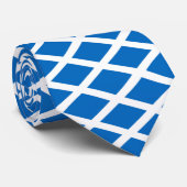 Schotse vlag van Schotland Saint Andrew's Cross Stropdas (Opgerold)