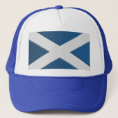 Schotse vlag van St Andrew, Patriottisch Schotland Trucker Pet (Voorkant)