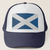 Schotse vlag van St Andrew, Patriottisch Schotland Trucker Pet (Voorkant)