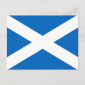 Schotse vlag, vlag van Schotland Briefkaart (Voorkant)