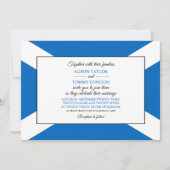 Schotse vlag, vlag van Schotland bruiloft Kaart (Voorkant)