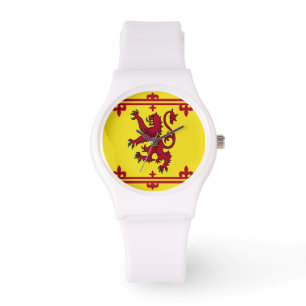 Schotse vlag voor koninklijke wapens horloge
