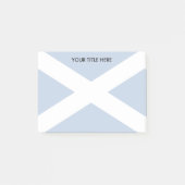 Schotse vlag zachte achtergrond afbeelding custom post-it® notes (Voorkant)