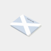 Schotse vlag zachte achtergrond afbeelding custom post-it® notes (Schuin)
