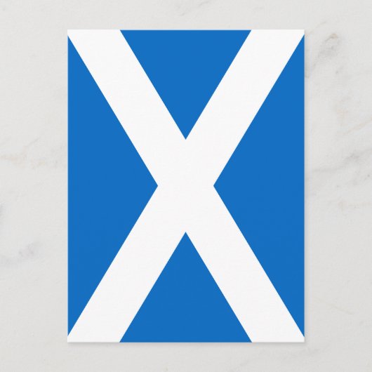 Schotse vlaggenvrijheid briefkaart (Voorkant)