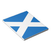 Schotse vlaggenvrijheid notitieblok (Schuin)