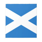 Schotse vlaggenvrijheid notitieblok (Voorkant)