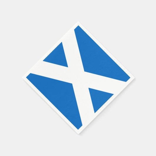 Schotse vlaggenvrijheid servetten (Hoek)