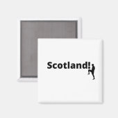 Schotse voetbalspeler die een punt als bal gebruik magneet (Voorkant / Achterkant)