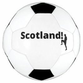 Schotse voetbalspeler die een punt als bal gebruik voetbal