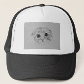 Schotse vouw kitten trucker hoed trucker pet (Voorkant)