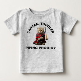 Schotse Vouwkat met Dudelsack Peuter T-shirt
