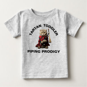 Schotse Vouwkat met Dudelsack Peuter T-shirt