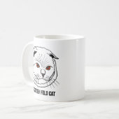 Schotse Vouwkattenmok Koffiemok (Voorkant links)