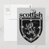 schotse wapenschild briefkaart (Voorkant / Achterkant)