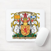 Schotse wapenschild Mousepad Muismat (Met muis)