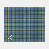 Schotse Weir Oude Tartan Plaid Fleece Deken (Voorkant (Horizontaal))