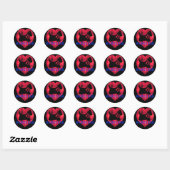 Schotse Westie Tartan Heart Sticker (Vel)