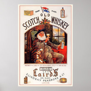 Schotse Whisky Schotland Schotse man Keltisch Edin Poster